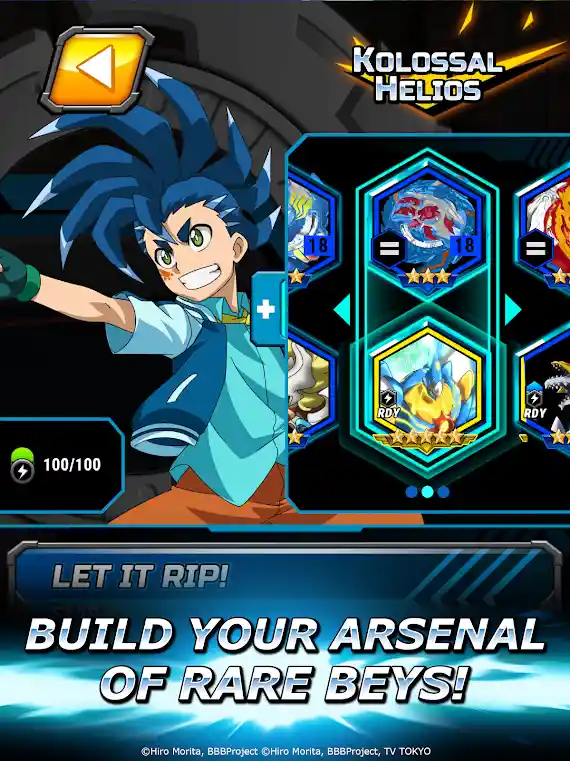 Beyblade Burst Rivals Game About