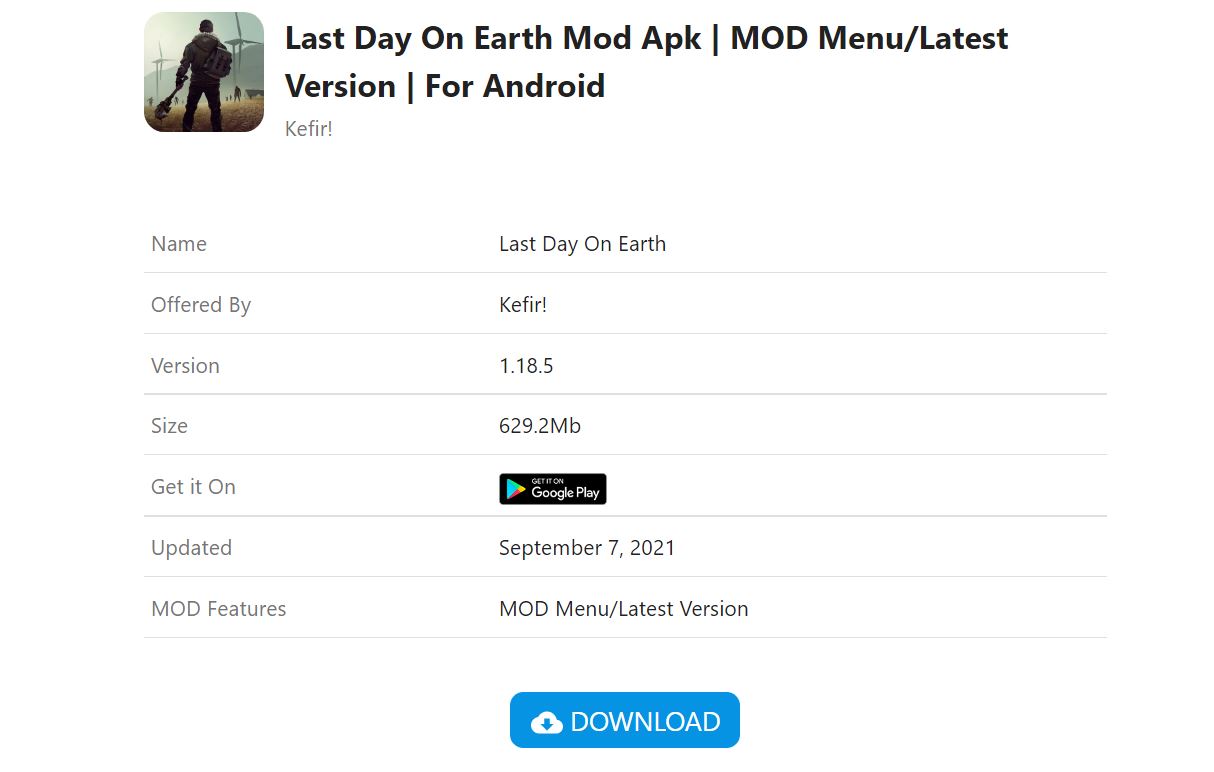 How To Download Last Day On Earth Mod Apk