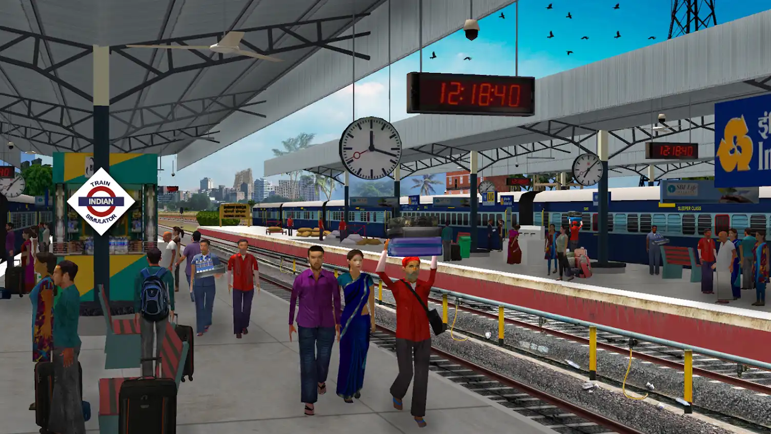 Gameplay Of Indian Train Simulator Mod Game