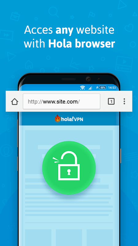 Hola VPN Mod APK 1.184.151 (Premium Country Unlocked)