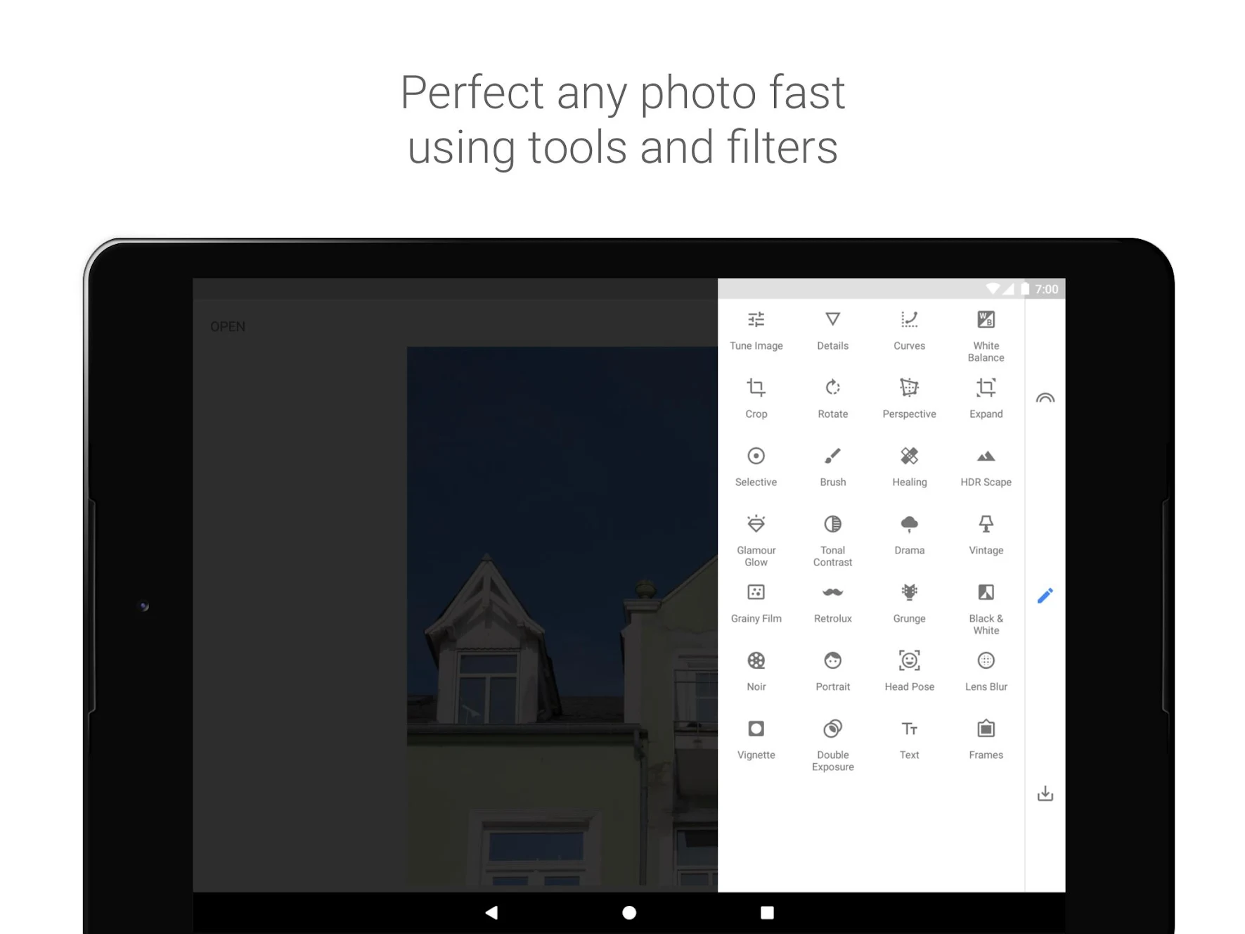 Snapseed Mod features
